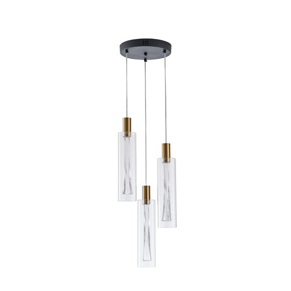 Φωτιστικό Οροφής Τρίφωτο LED Eurolamp Vial 144-15102