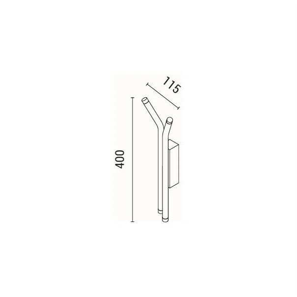Απλίκα Τοίχου LED Eurolamp Cascade 144-16086