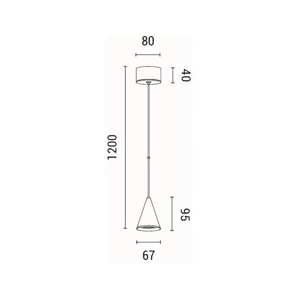 Φωτιστικό Οροφής Μονόφωτο LED Eurolamp Campanelle 144-16090