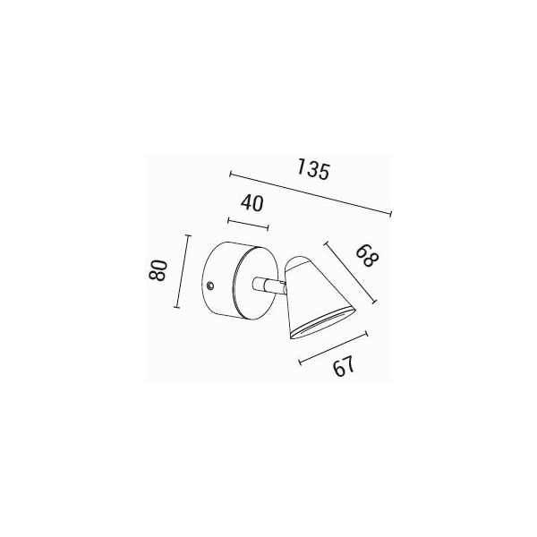 Απλίκα Τοίχου Led Eurolamp Campanelle 144-16094 Φωτιστικά Spitishop