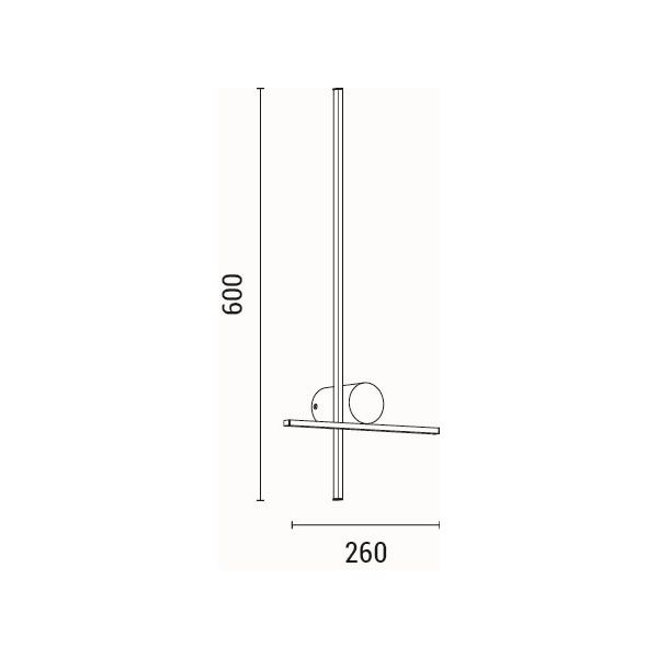 Απλίκα Τοίχου Led Eurolamp Clio 144-58023 Φωτιστικά Spitishop