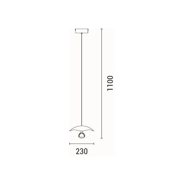 Φωτιστικό Οροφής Μονόφωτο LED Eurolamp Enigma 144-15053