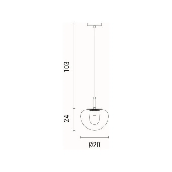 Φωτιστικό Οροφής Μονόφωτο Eurolamp Fime 144-28520