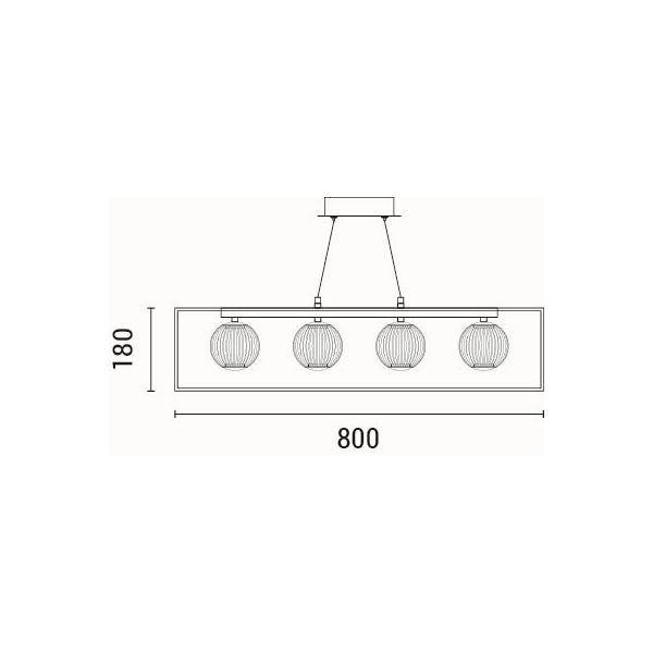 Φωτιστικό Οροφής Πολύφωτο Led Eurolamp Box 144-16110 Φωτιστικά Spitishop