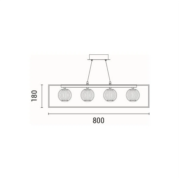 Φωτιστικό Οροφής Πολύφωτο LED Eurolamp Box 144-16110