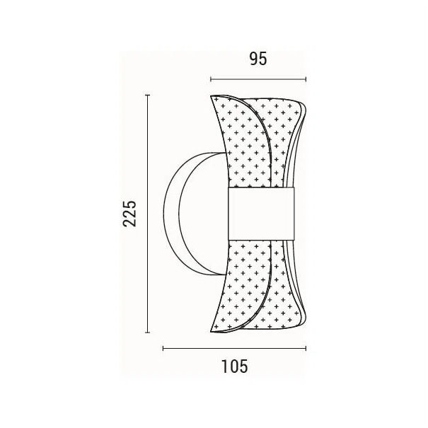 Απλίκα Τοίχου LED Eurolamp Tela 144-58013