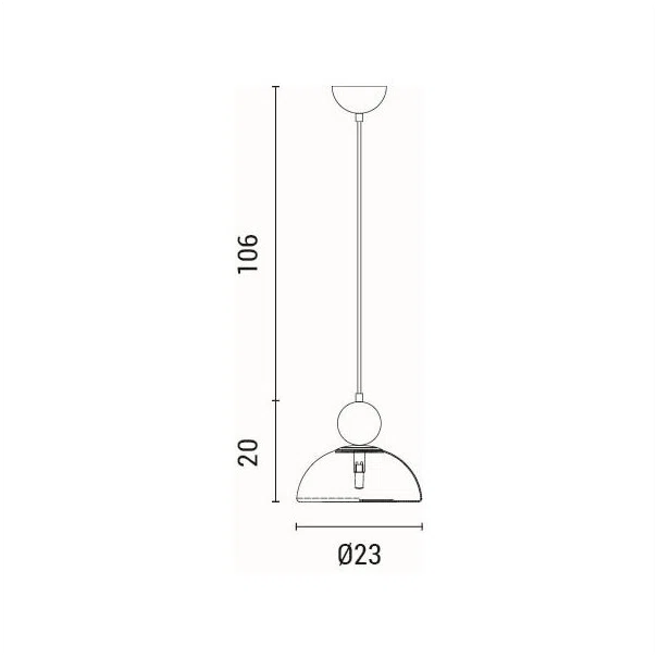 Φωτιστικό Οροφής Μονόφωτο Eurolamp Clear 144-28522