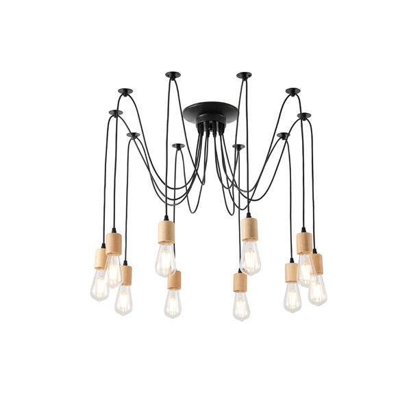 Φωτιστικό Οροφής Πολύφωτο Eurolamp Edison 144-30123