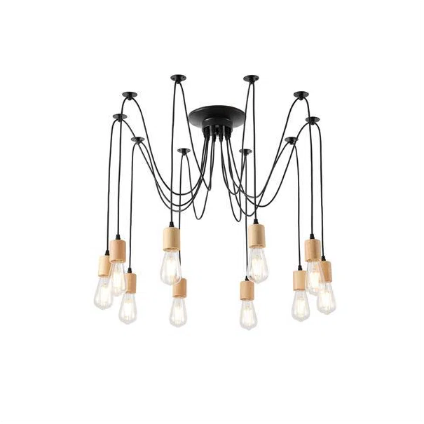 Φωτιστικό Οροφής Πολύφωτο Eurolamp Edison 144-30123