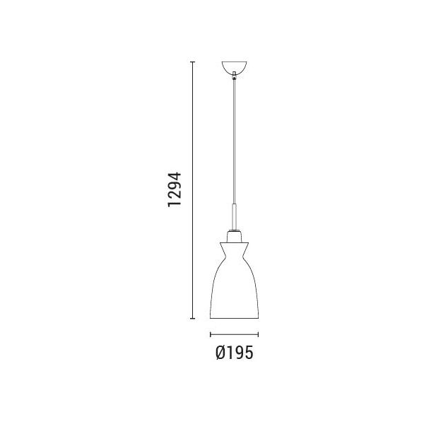 Φωτιστικό Οροφής Μονόφωτο Eurolamp Dignity 144-24137 Φωτιστικά Μοντέρνα Spitishop