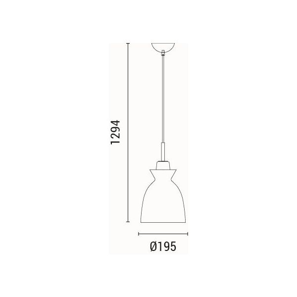 Φωτιστικό Οροφής Μονόφωτο Eurolamp Dignity 144-24135 Φωτιστικά Μοντέρνα Spitishop