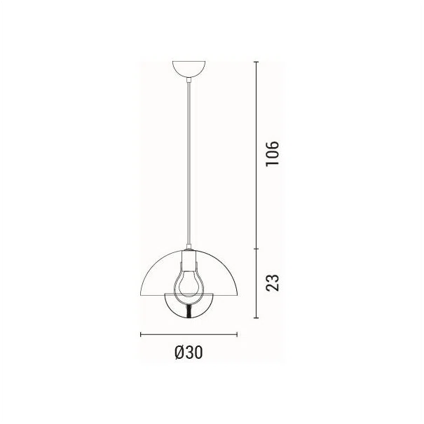 Φωτιστικό Οροφής Μονόφωτο Eurolamp Jarden 144-28550