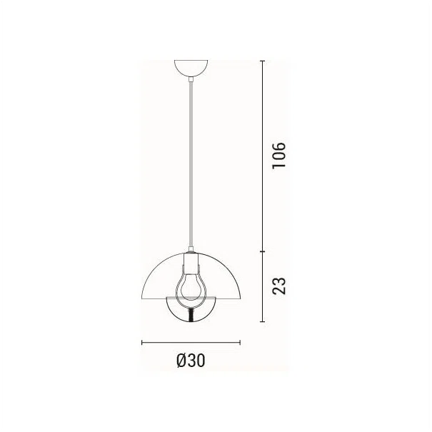 Φωτιστικό Οροφής Μονόφωτο Eurolamp Jarden 144-28553