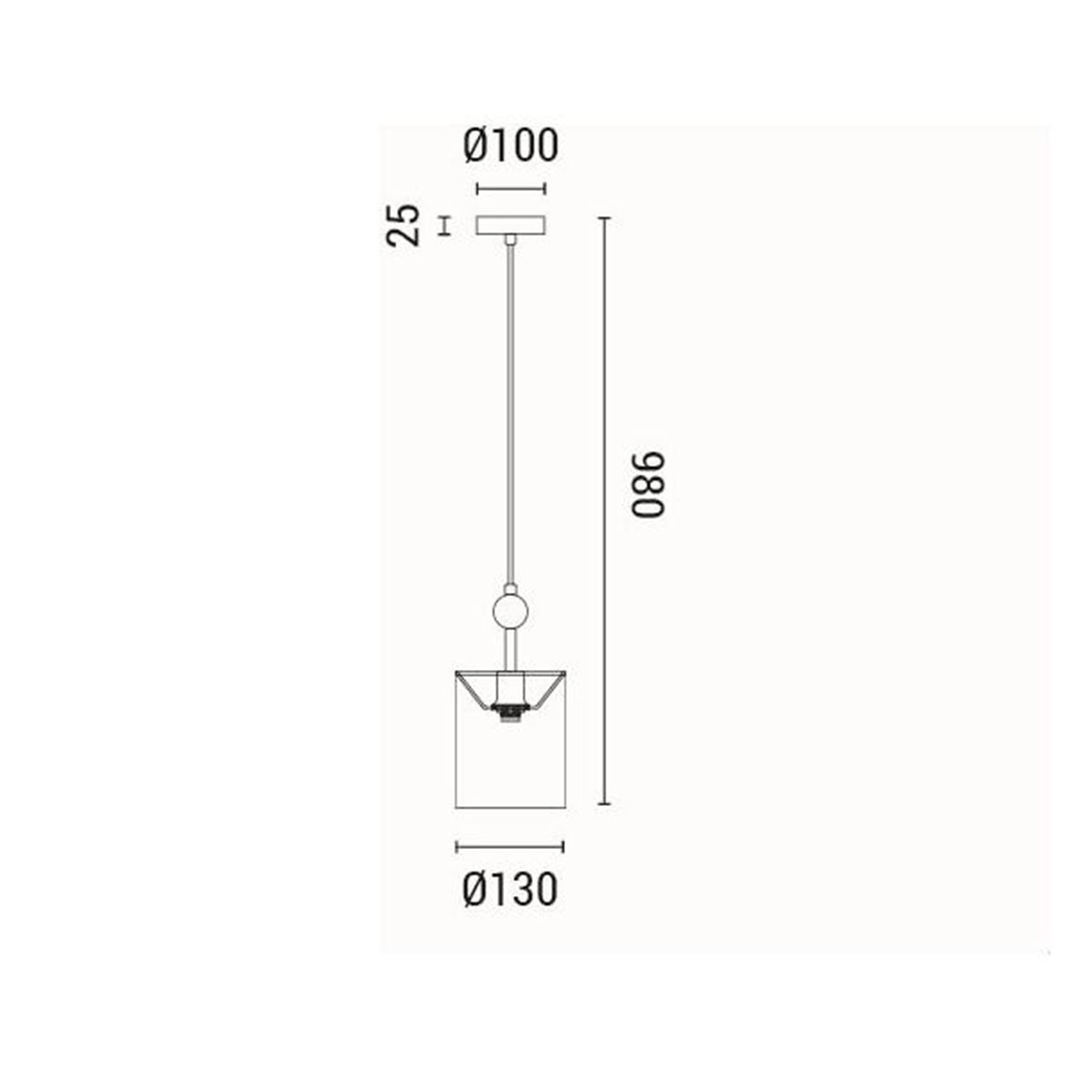 Φωτιστικό Οροφής Μονόφωτο Eurolamp Verona 144-24067 Φωτιστικά Μοντέρνα Spitishop
