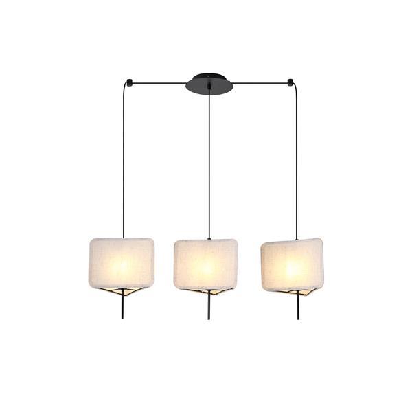 Φωτιστικό Οροφής Τρίφωτο Eurolamp Toscany 144-33063