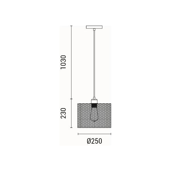 Φωτιστικό Οροφής Μονόφωτο Eurolamp Aenon 144-31031 Φωτιστικά Μοντέρνα Spitishop
