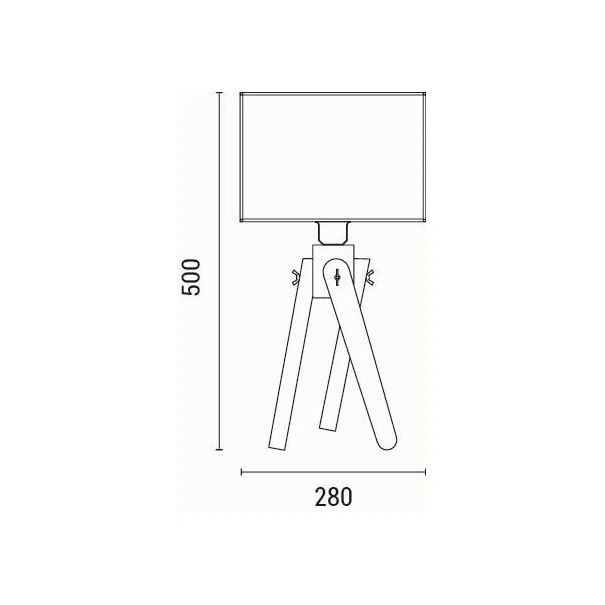Πορτατίφ Eurolamp Madera 144-33076