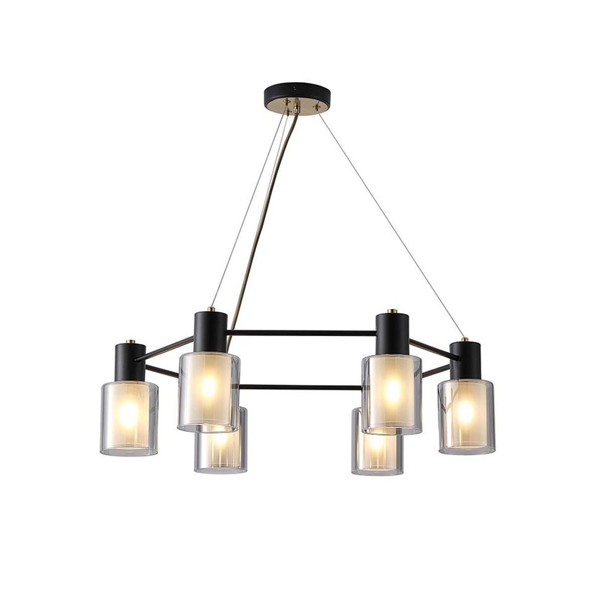 Φωτιστικό Οροφής Πολύφωτο Eurolamp Silence 144-24046