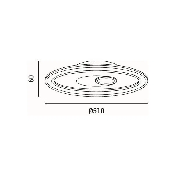 Φωτιστικό Πλαφονιέρα LED 3 CCT Eurolamp Motivo 144-51034