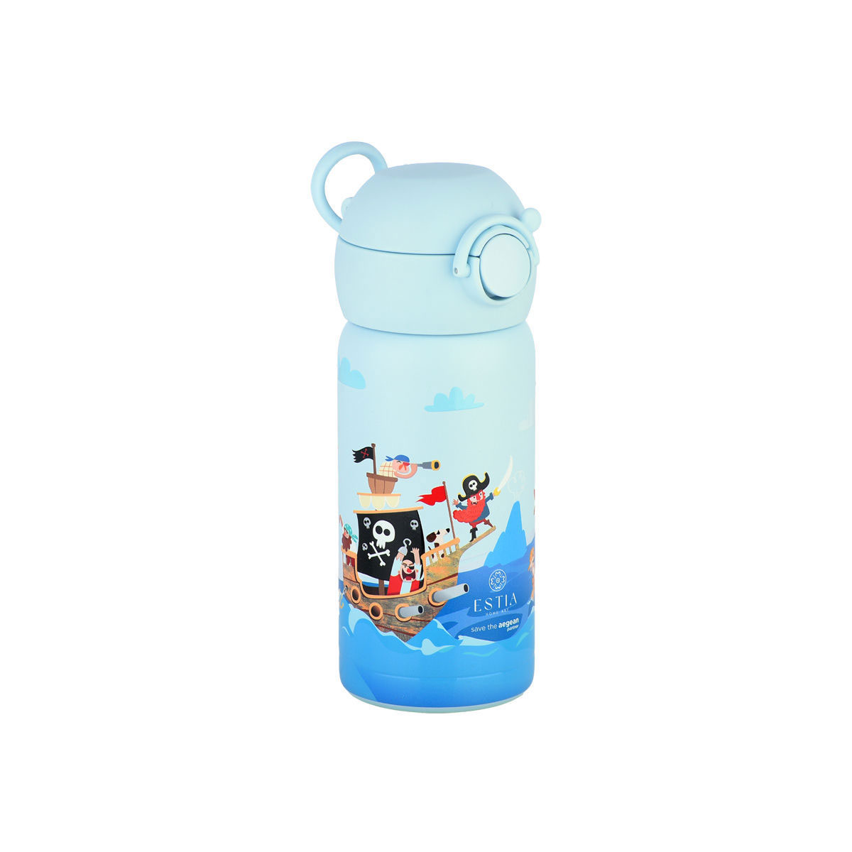 Παγούρι - Θερμός 350ml Με Καλαμάκι Estia Save The Aegean Treasure Quest 01-33071