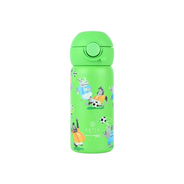 Παγούρι - Θερμός 350ml Με Καλαμάκι Estia Save The Aegean Jungle Kick 01-33095