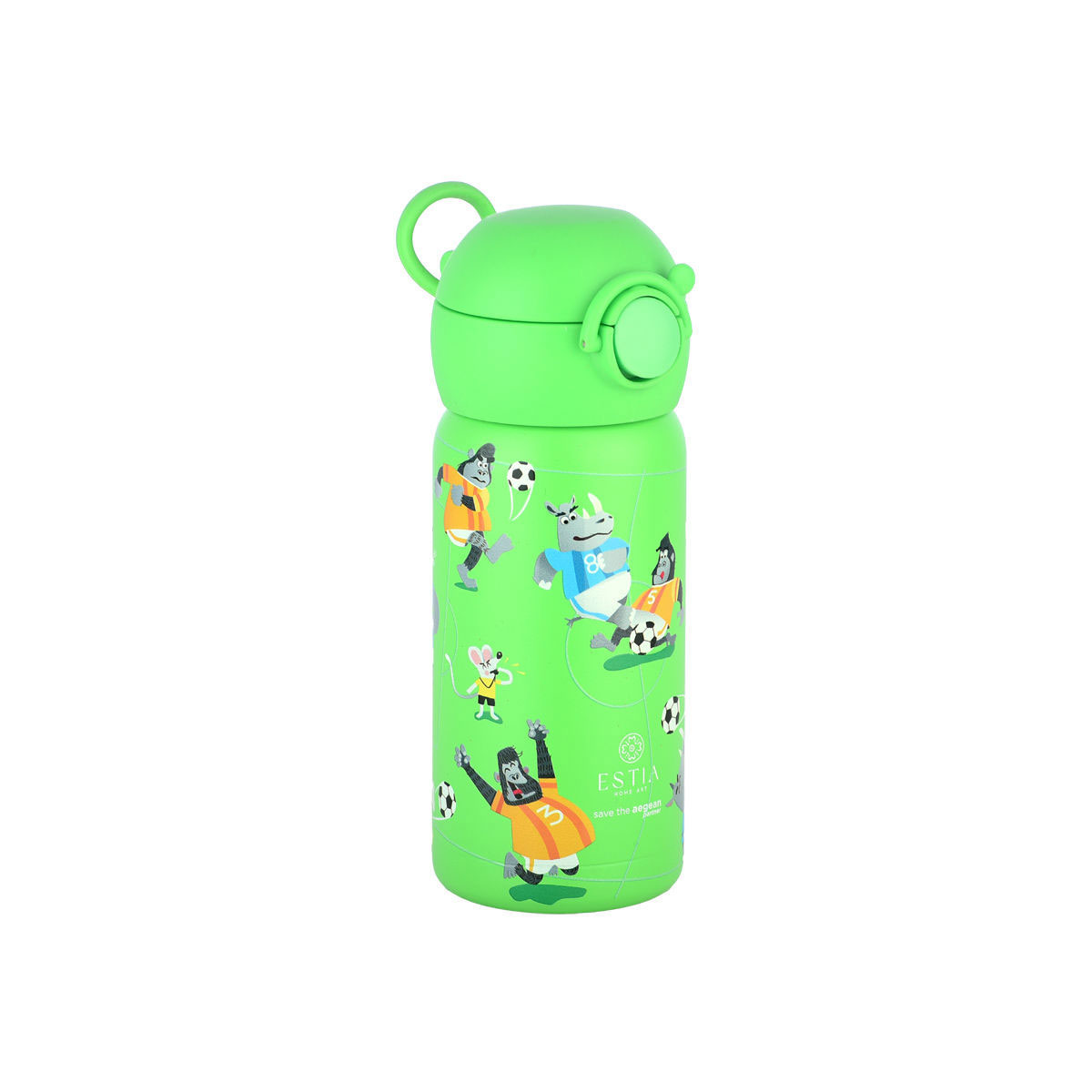 Παγούρι - Θερμός 350ml Με Καλαμάκι Estia Save The Aegean Jungle Kick 01-33095
