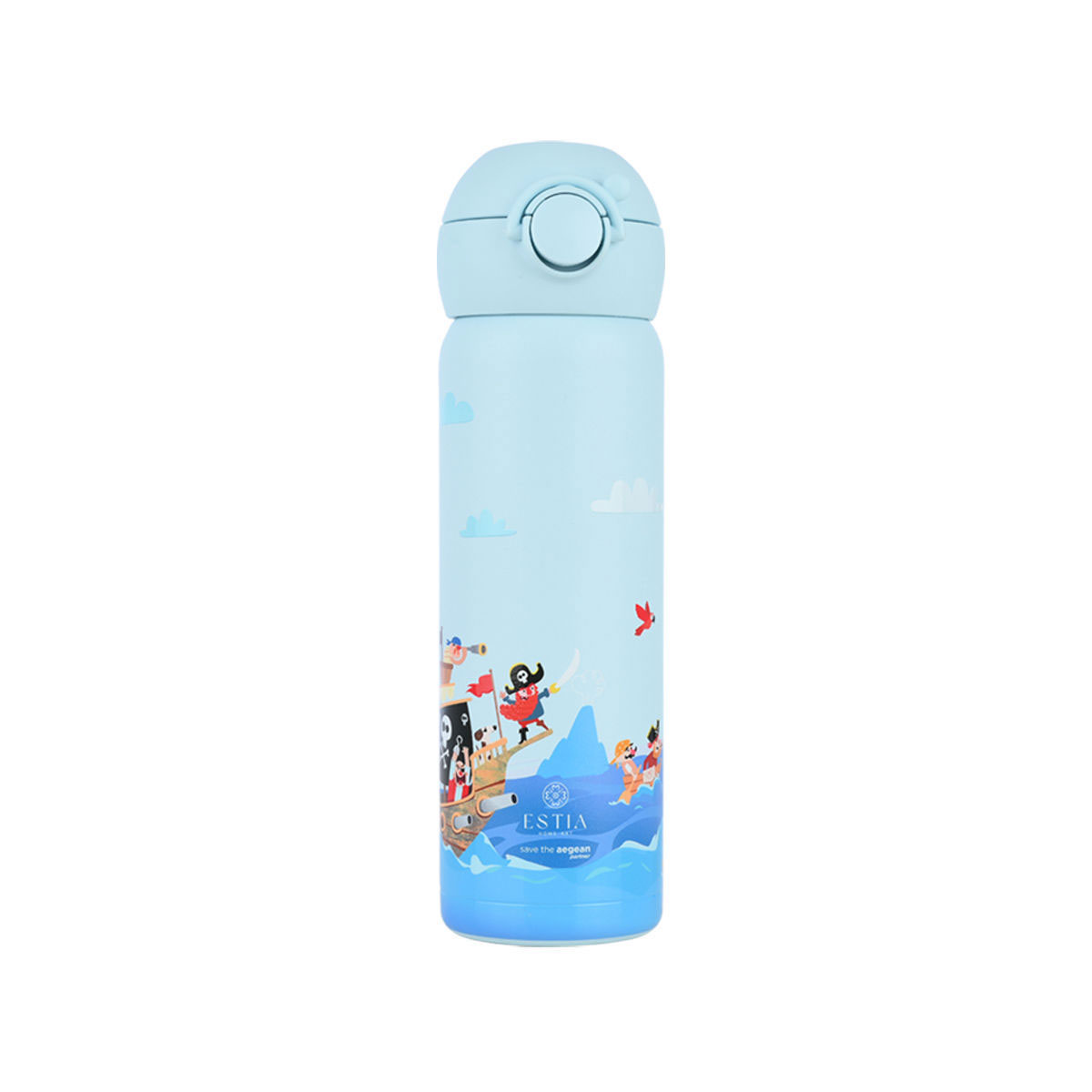 Παγούρι - Θερμός 500ml Με Καλαμάκι Estia Save The Aegean Treasure Quest 01-33132