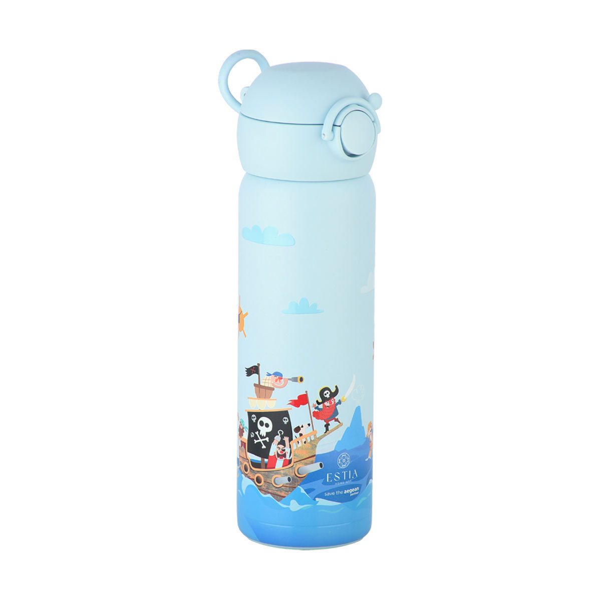 Παγούρι - Θερμός 500ml Με Καλαμάκι Estia Save The Aegean Treasure Quest 01-33132