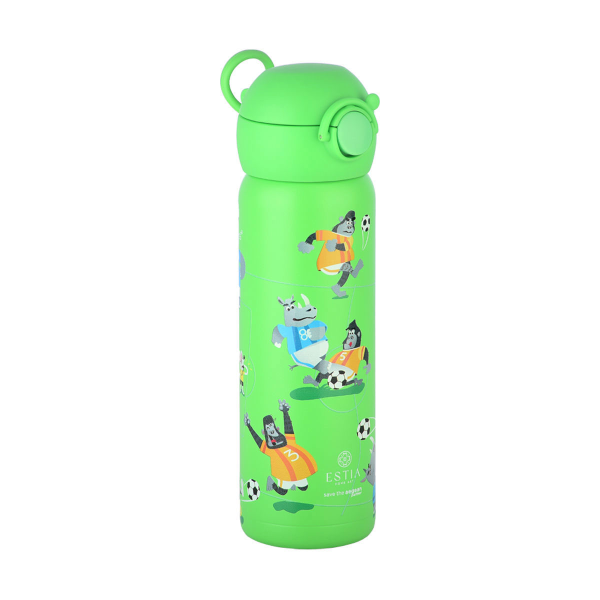 Παγούρι - Θερμός 500ml Με Καλαμάκι Estia Save The Aegean Jungle Kick 01-33156