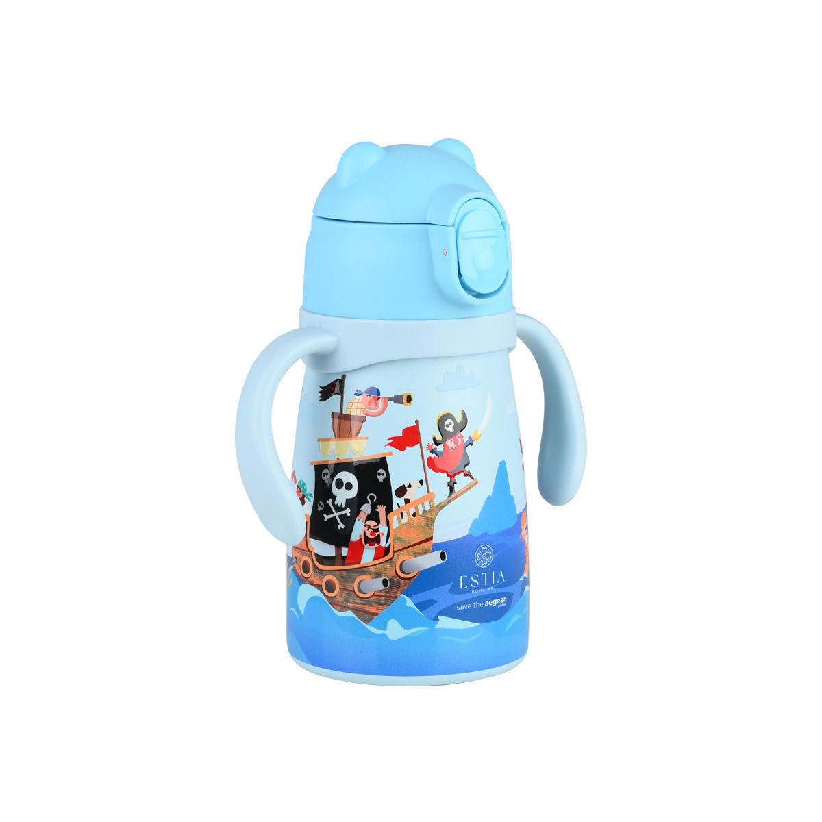 Παγούρι - Θερμός 300ml Με Καλαμάκι Estia Save The Aegean Treasure Quest 01-33200