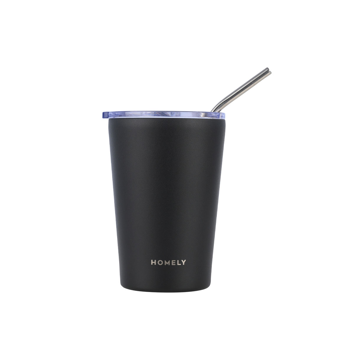 Ποτήρι Θερμός 400ml Homely Midnight Black 01-32623