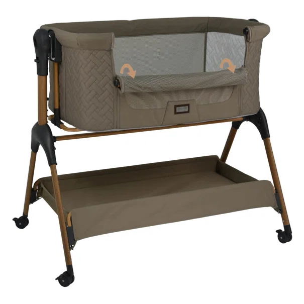 Λίκνο (0+ Μηνών/Έως 9kg) Bebe Stars Style 2 in 1 Natural Beige 847-182