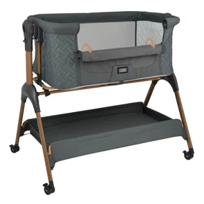 Λίκνο (0+ Μηνών/Έως 9kg) Bebe Stars Style 2 in 1 Smoked Grey 847-186