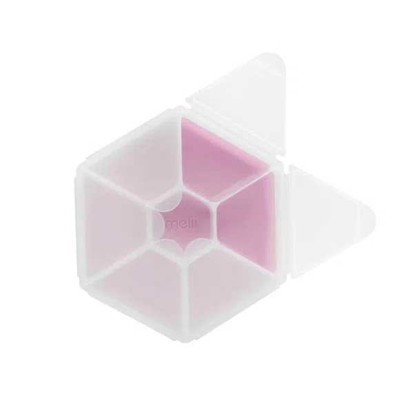 Φαγητοδοχείο Με Χωρίσματα Melii Hexagon Pink 23700