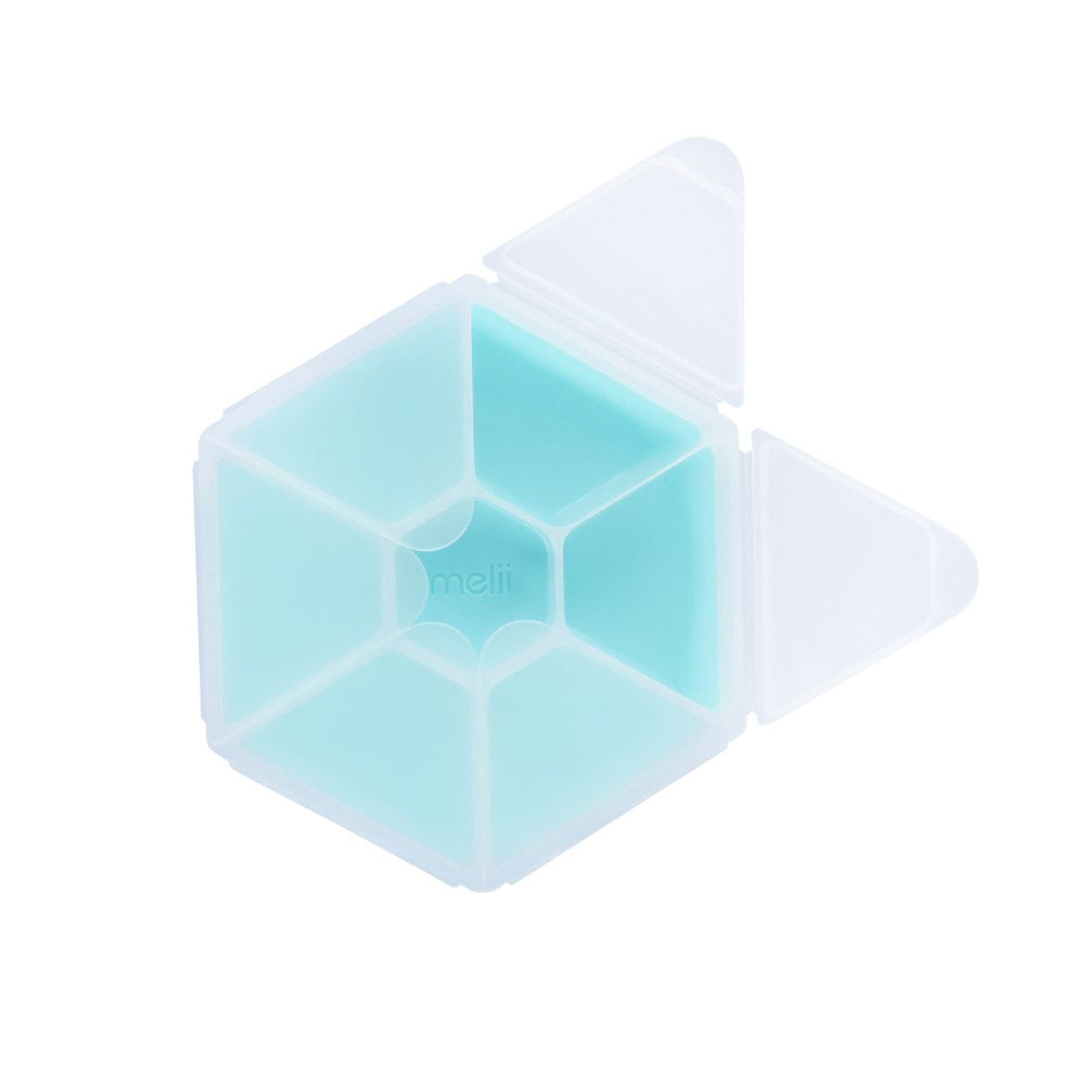 Φαγητοδοχείο Με Χωρίσματα Melii Hexagon Blue 23710