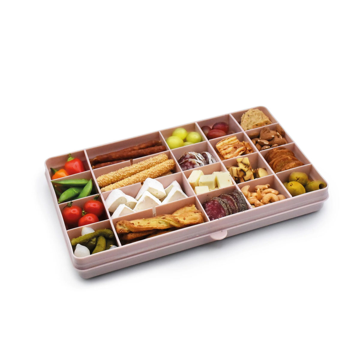 Φαγητοδοχείο Με Χωρίσματα Melii Box XL Pink 19100