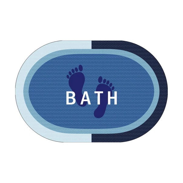 Υπεραπορροφητικό Πατάκι Μπάνιου (50x70) Dimcol Bath Sky Blue
