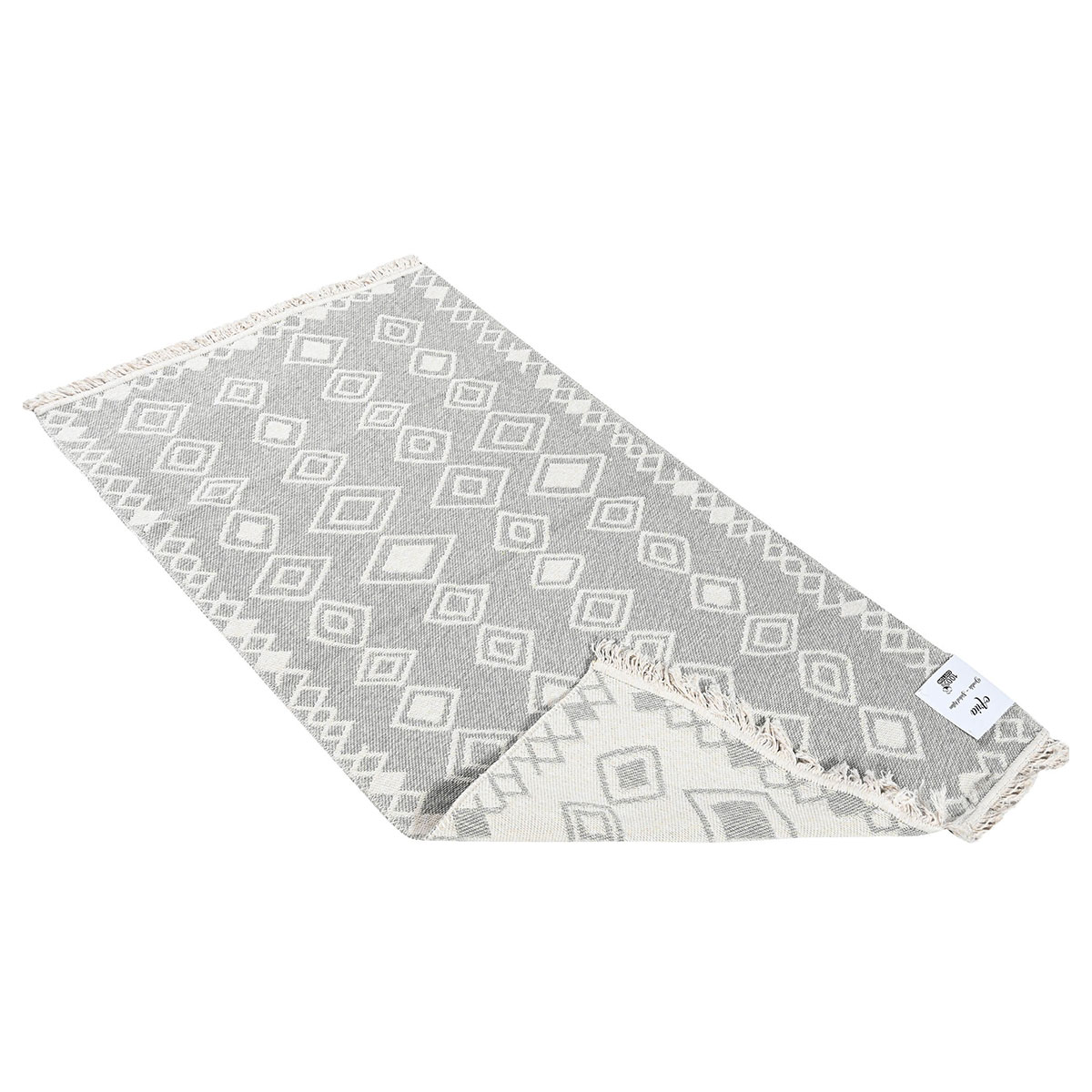 Χαλί Διαδρόμου 2 Όψεων (80x150) Polcarpet Aria Artkilim 23501 L.Grey