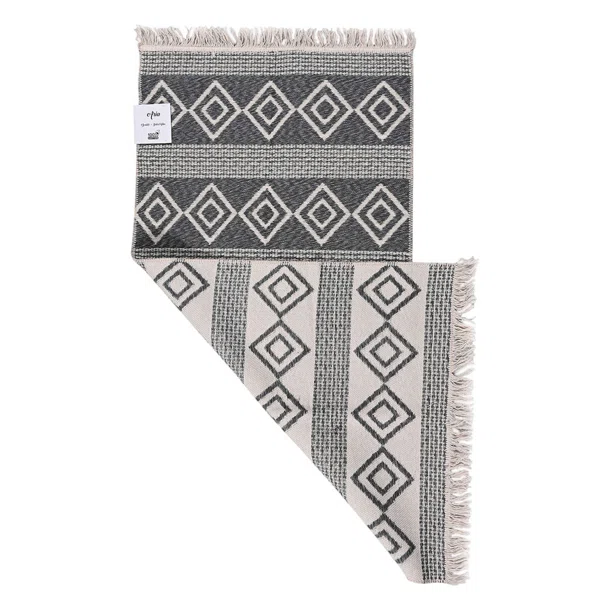 Χαλί Διαδρόμου 2 Όψεων (80x150) Polcarpet Aria Artkilim 22293 D.Grey