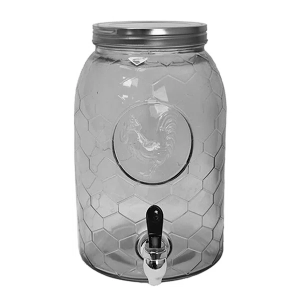 Βάζο Γυάλινο Με Βρυσάκι 6.5lt Mod 3273