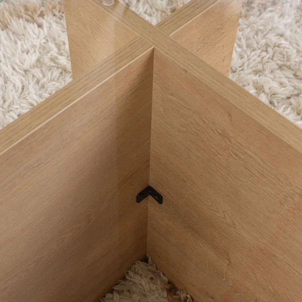 Τραπέζι Σαλονιού (105x65x40) A-G Vetrino 353NRD1109 Honey Oak