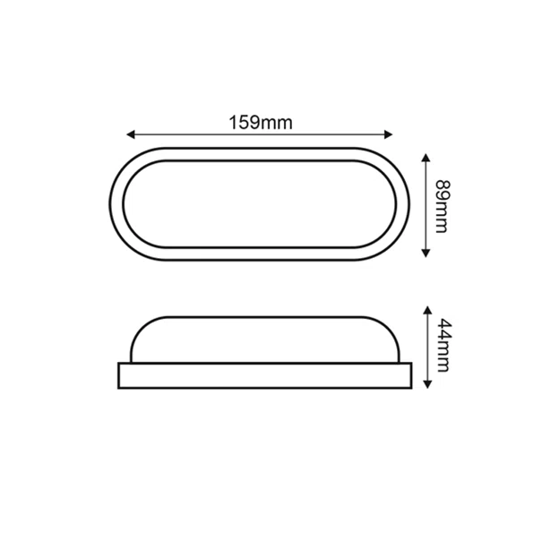 Απλίκα Εξωτερικού Χώρου/ Χελώνα LED Aca DORA1040B Black