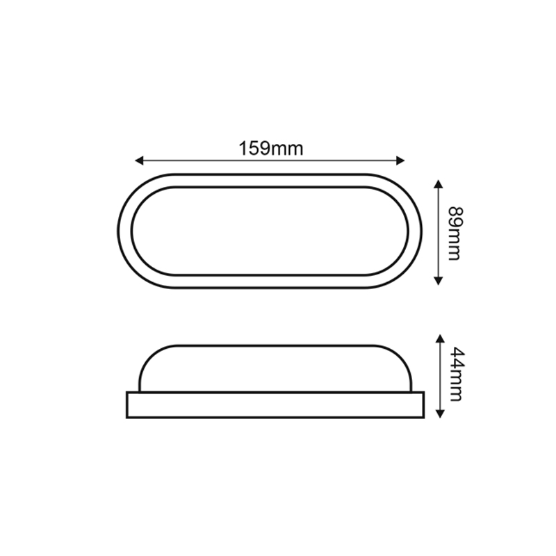 Απλίκα Εξωτερικού Χώρου/ Χελώνα LED Aca DORA1060B Black