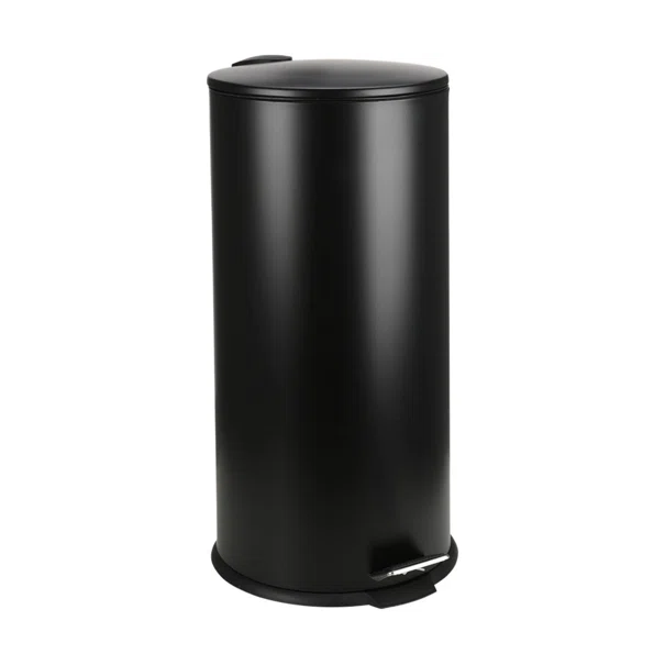 Κάδος Απορριμμάτων (24x29x63) Homely 30lt Classic Black Matte 01-9120