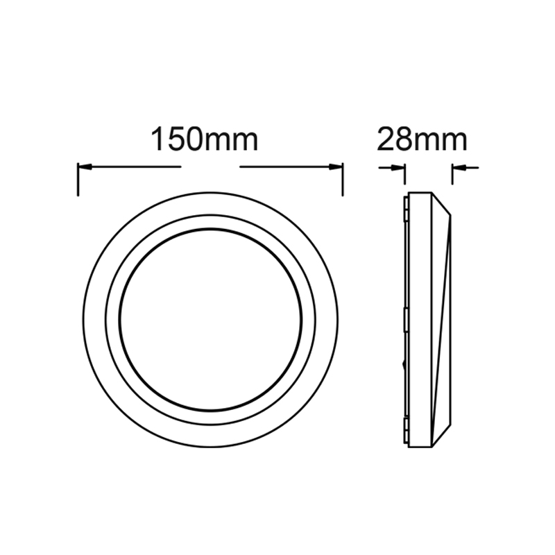 Απλίκα Led Εξωτερικού Χώρου Aca Slim01Nr Rust Φωτιστικά - Κήπου Spitishop