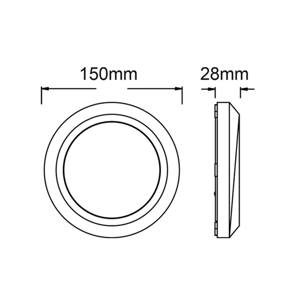 Απλίκα LED Εξωτερικού Χώρου Aca SLIM01NR Rust