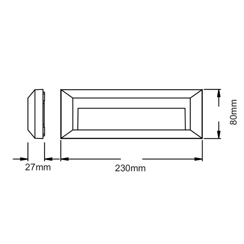 Απλίκα Led Εξωτερικού Χώρου Aca Slim32Nr Rust Φωτιστικά - Κήπου Spitishop