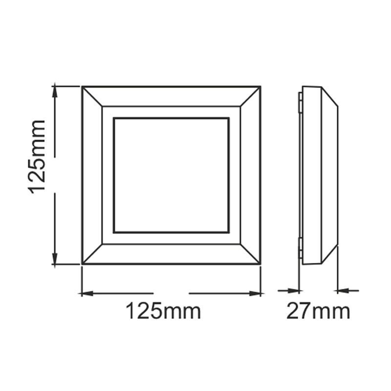 Απλίκα Led Εξωτερικού Χώρου Aca Slim51Nr Rust Φωτιστικά - Κήπου Spitishop