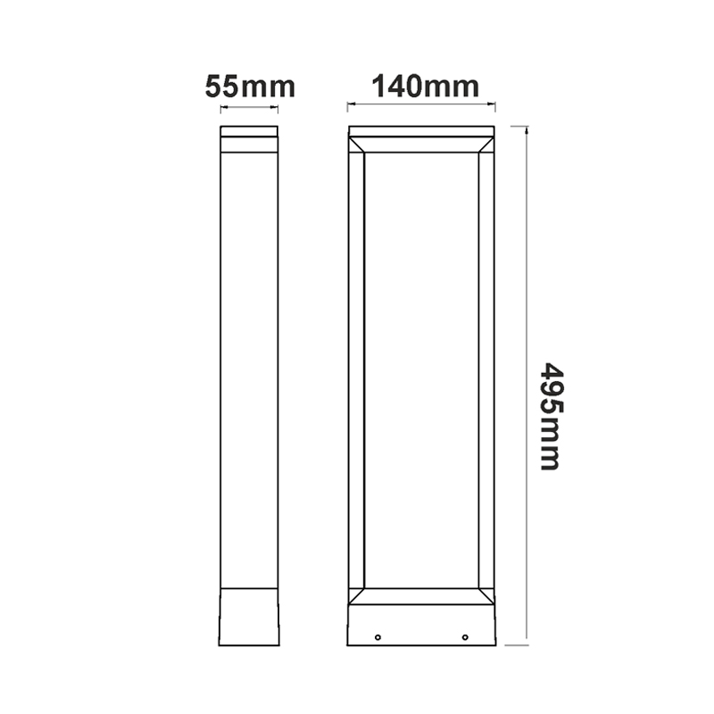 Φωτιστικό Δαπέδου Εξωτερικού Χώρου Led Aca Ripi Lg1312G-495 Φωτιστικά - Κήπου Spitishop