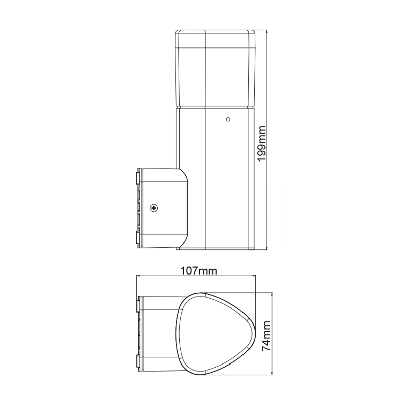 Απλίκα Led Εξωτερικού Χώρου Aca Eden Lg3704G Φωτιστικά - Κήπου Spitishop